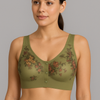 Ladies Cotton Stretch Bra Pack of 2 – Front Open Floral Print Daily Wear Bras