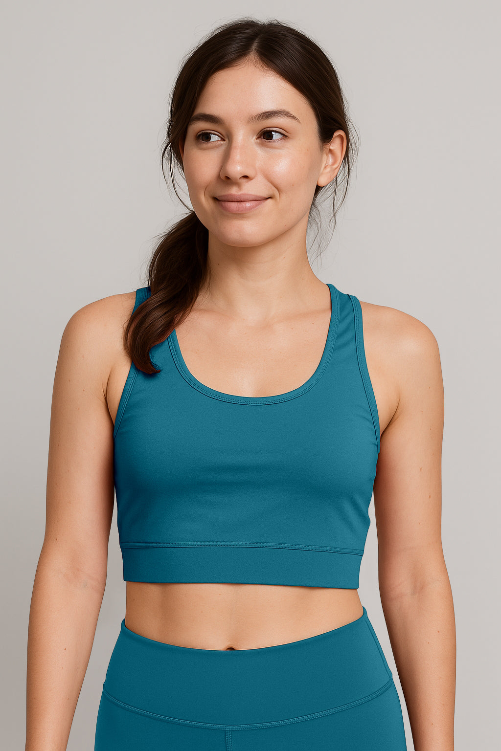 Women’s Sports Bra Pack of 3 –  Stylish Racerback Activewear for Gym & Yoga