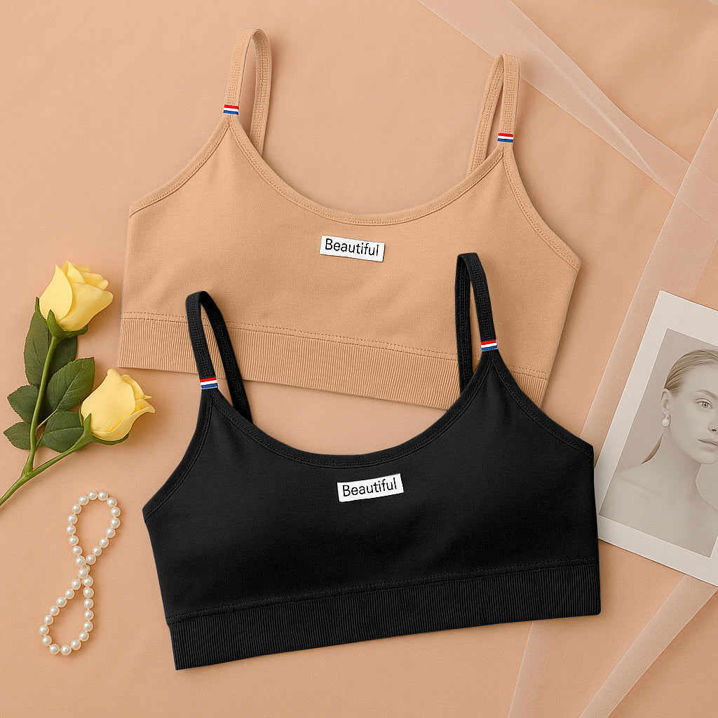 Seamless Bralette Pack for Women | Stylish Bra Combo