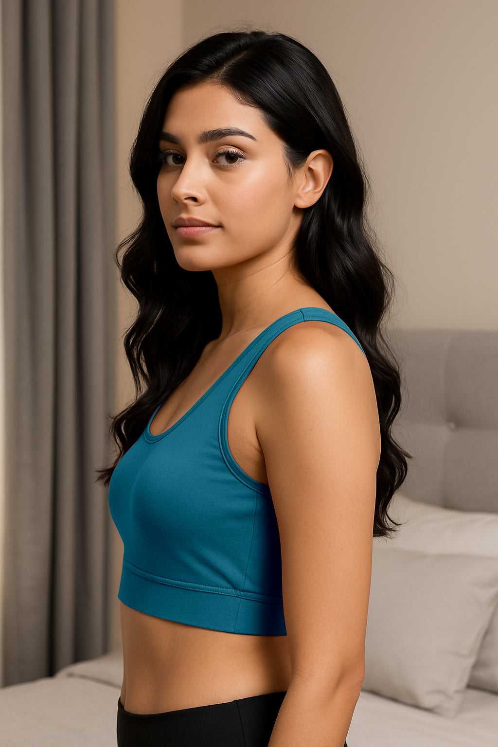 Pack of 2 Women’s Workout Bras –  Solid Racerback Activewear for Daily Use