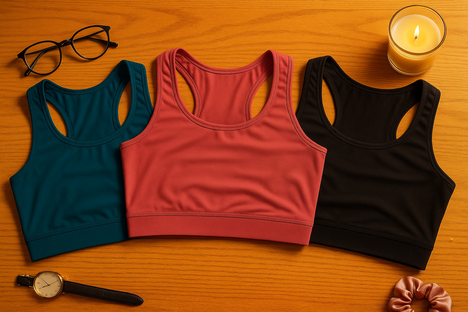 Pack of 3 Women’s Workout Bras – Premium Stretchable Sports Bra Combo for Fitness & Daily Wear