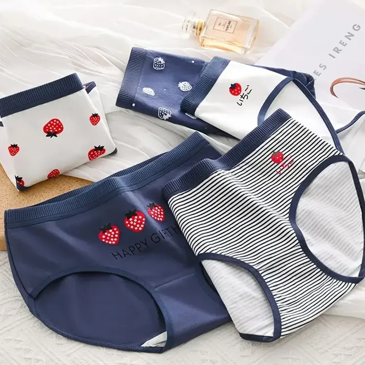 Everyday Women’s Cotton Panty Pack of 5 – Comfortable Mid-Rise Printed Innerwear Set