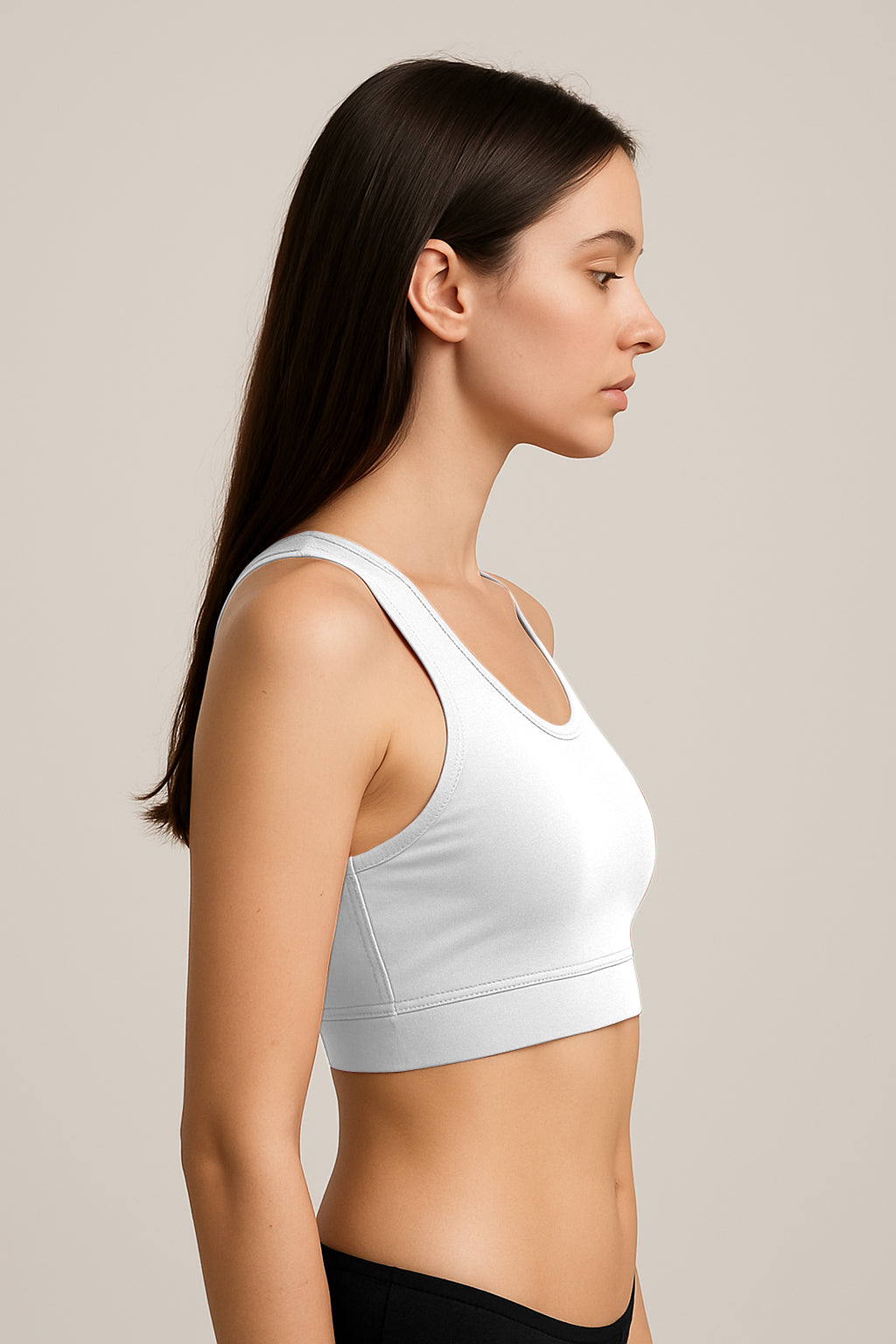 Women’s Workout & Yoga Sports Bra Set – Pack of 2  Solid Racerback Bras