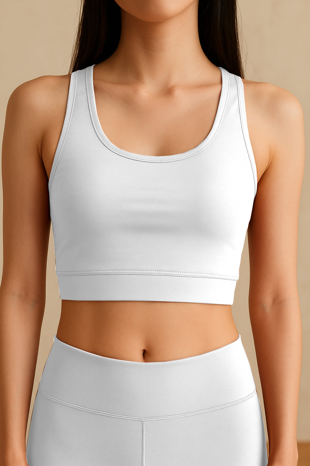 Women’s Workout Sports Bra Combo – Pack of 3 Solid Racerback Activewear Bras for Everyday Wear