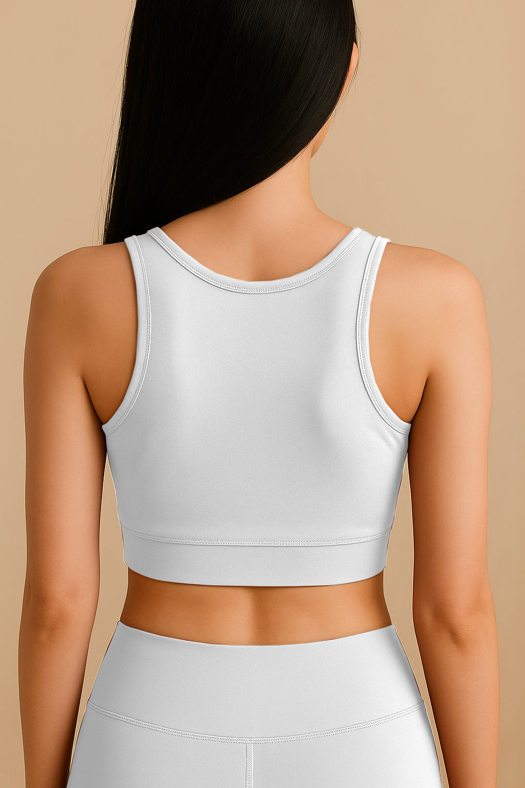 Women’s Fitness Sports Bra Combo – Black & Rust Racerback Gym & Yoga Bra Set