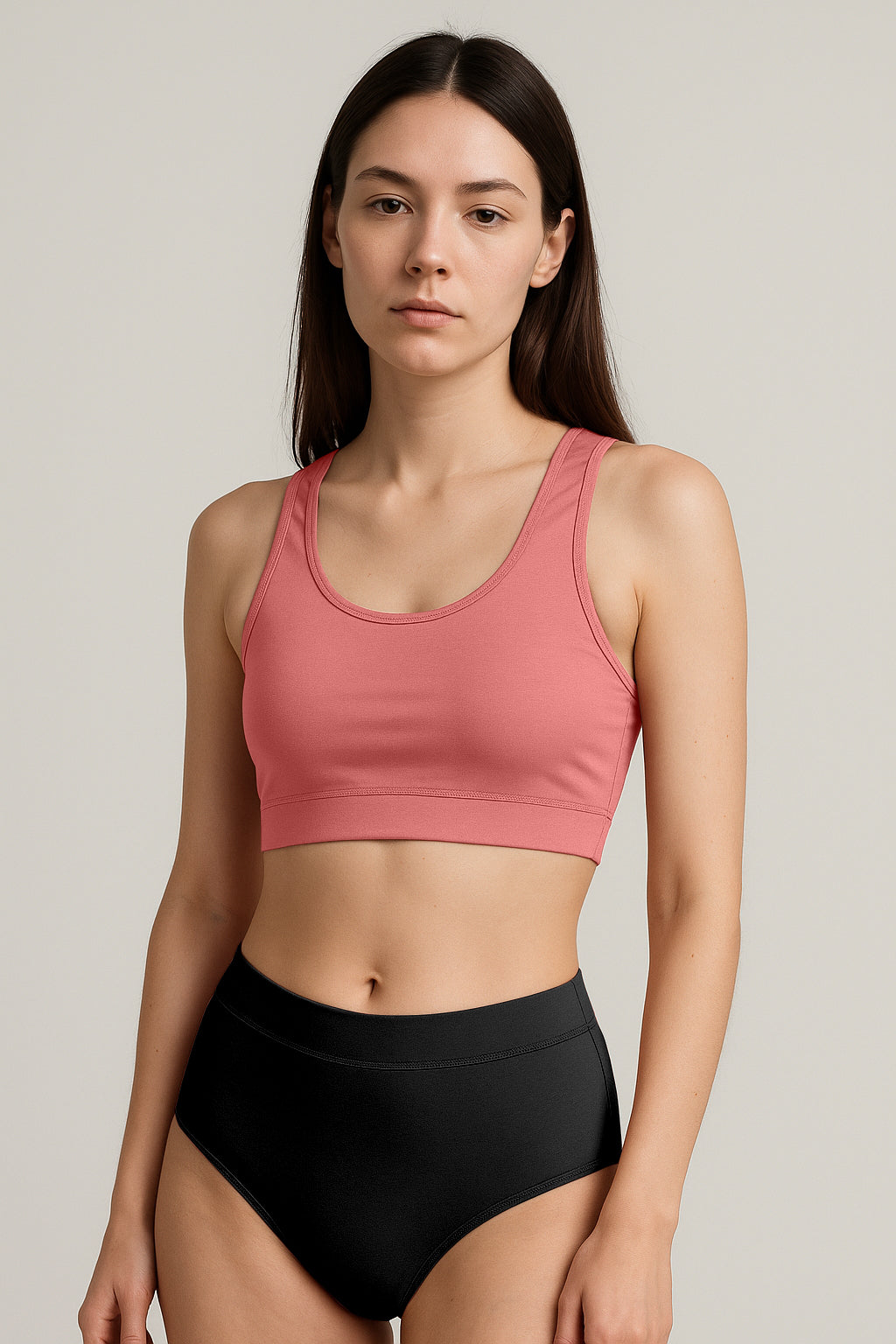 Solid Women’s Sports Bra Pack 2  – Comfortable Activewear for Running & Workout