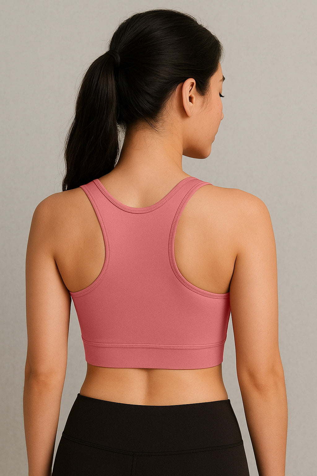 Women’s Racerback Sports Bra Twin Pack 2 – Solid Activewear for Gym Wear