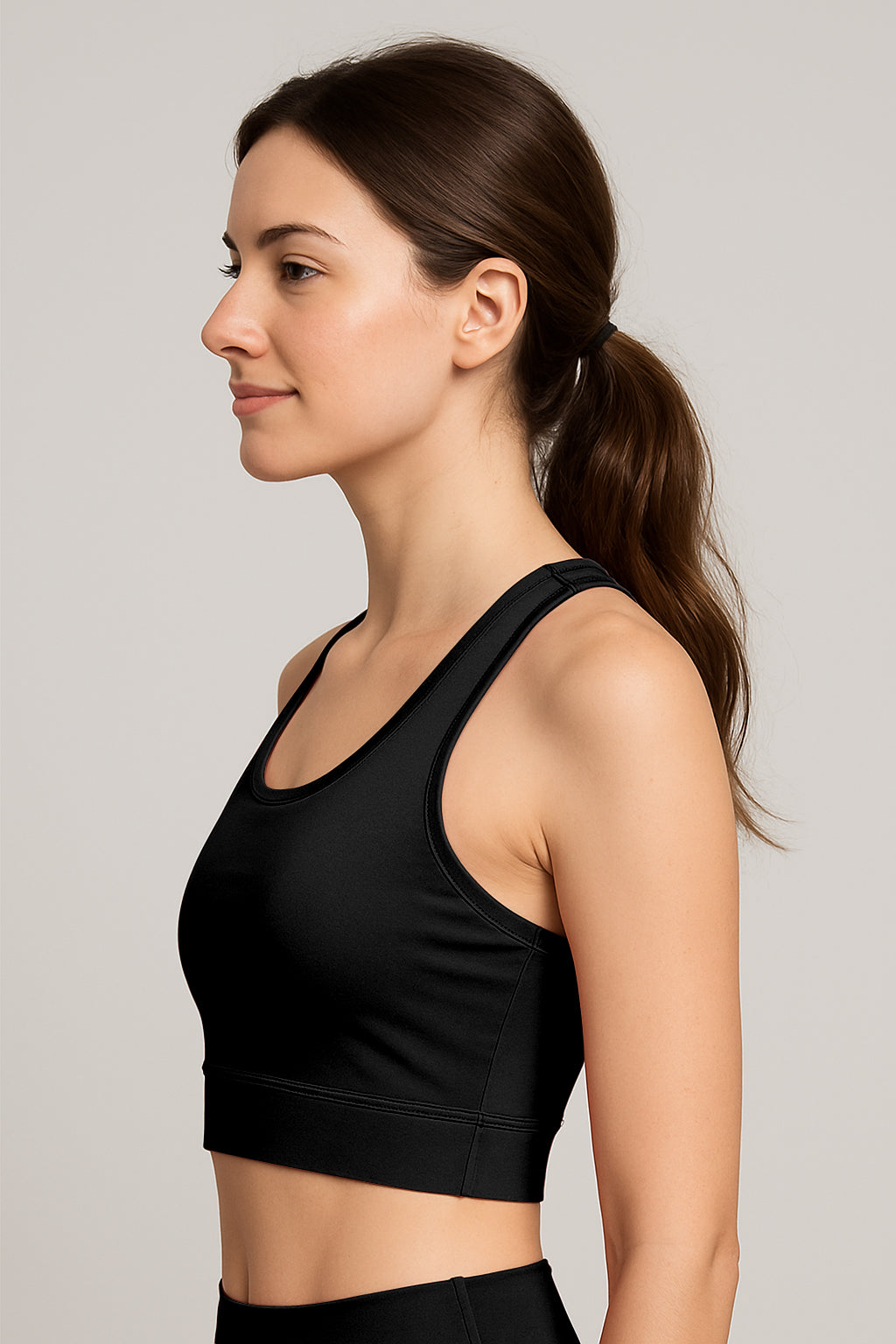 Women’s Fitness Sports Bra Combo – Black & Rust Racerback Gym & Yoga Bra Set