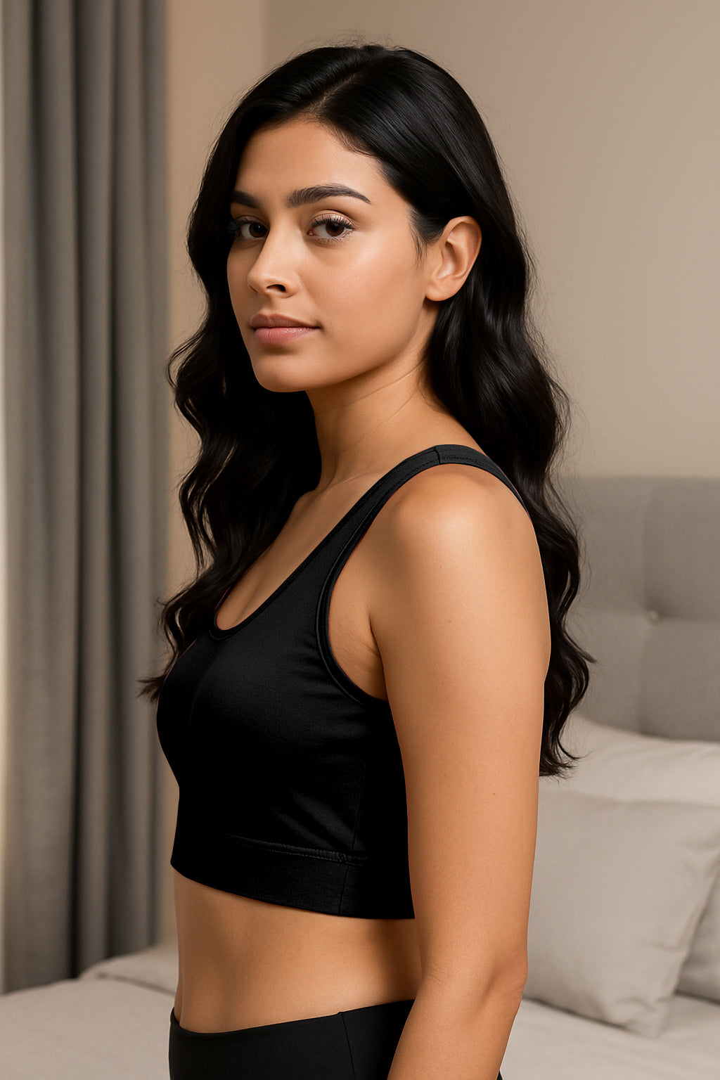 Pack of 3 Women’s Stylish Sports Bras – Solid  Activewear for Gym, Yoga & Jogging