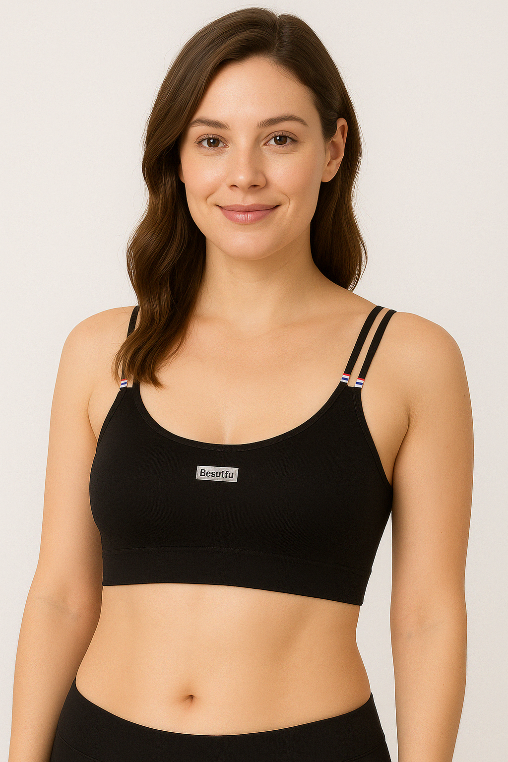 Bralette Pack of 2 | Soft Fabric Crop Top Bra for Women & Girls