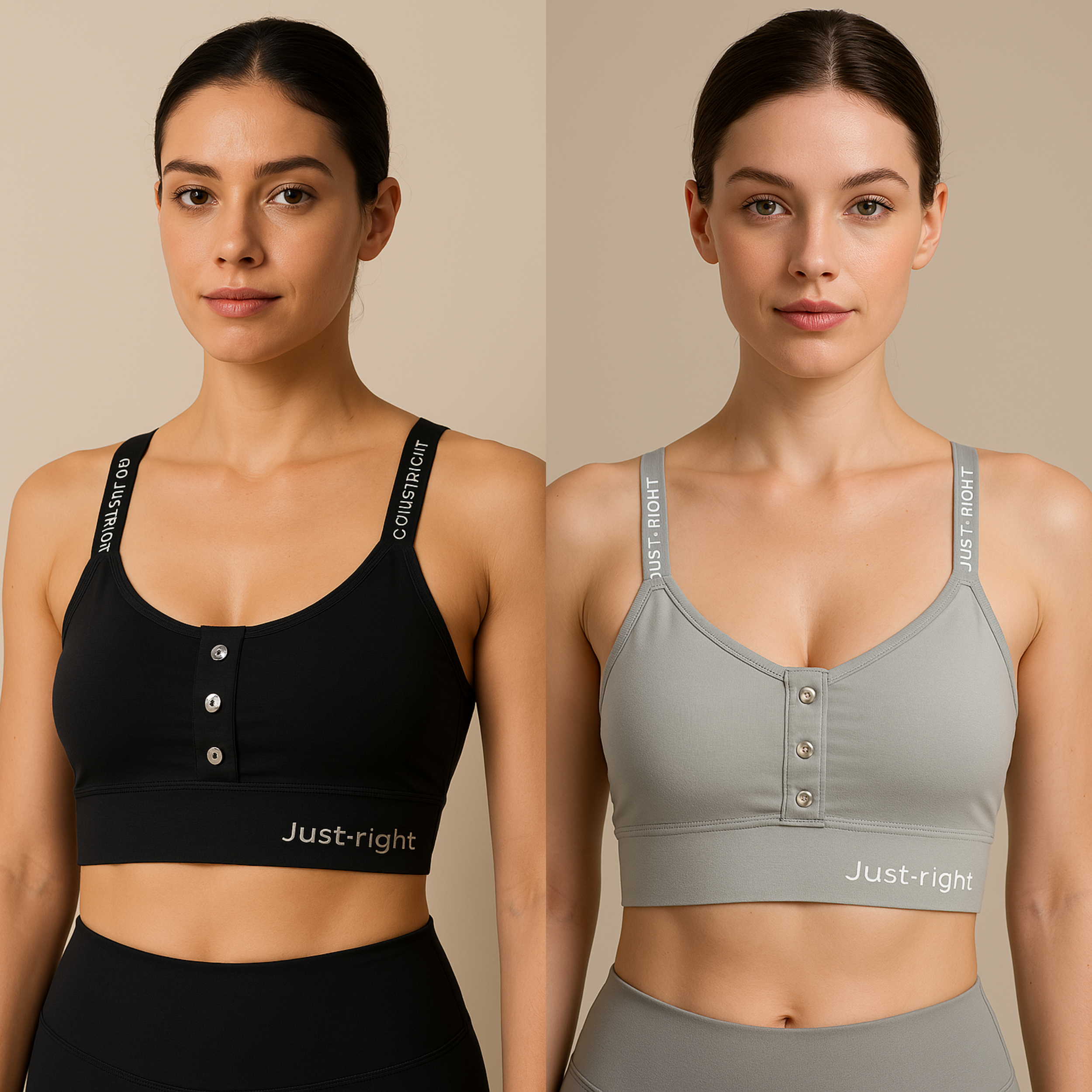 Women's Athletic Sports Bra – Stylish Activewear Pack of 2