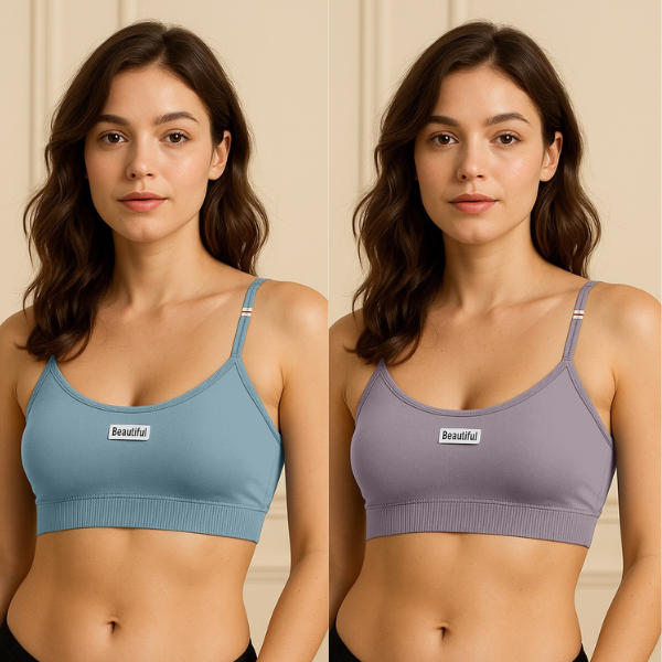 Seamless Everyday Bralette Pack | Women’s Crop Top Bra