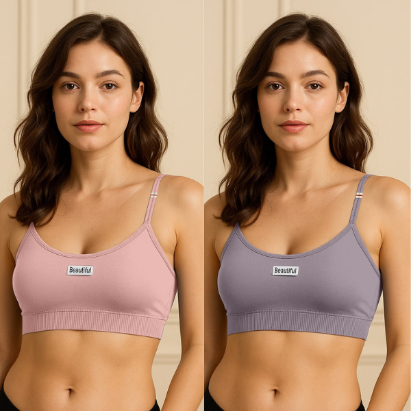 Women’s Bralette Combo Pack | Trendy Crop Top Bra