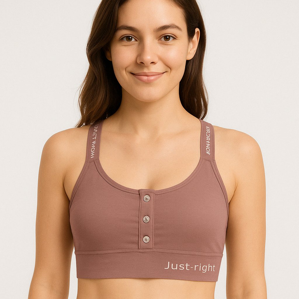 High Support Workout Bra for Women – Racerback Design