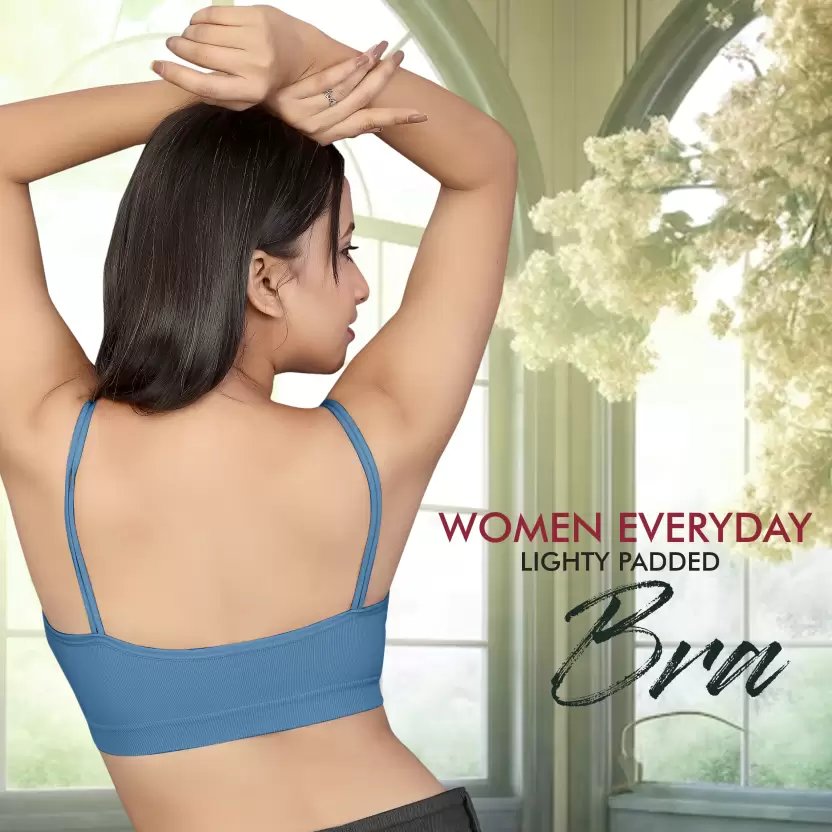 Bralette Pack of 2 | Soft Fabric Crop Top Bra for Women & Girls