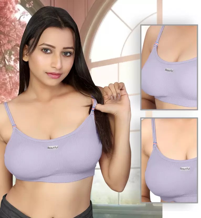 Ladies Bralette Combo Pack |  Seamless Soft Fabric Bra