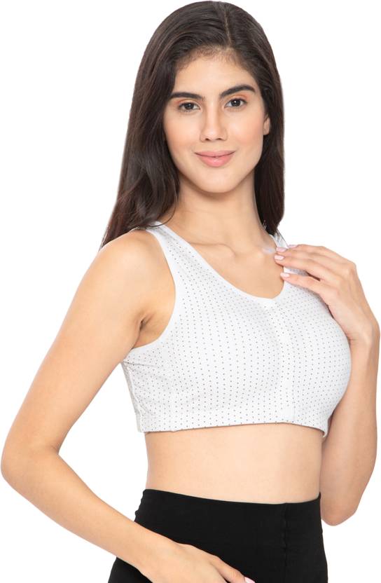 Women’s Polka Dot Bra Combo – Pack of 2 Front Open Everyday Wire-Free Non-Padded Bra