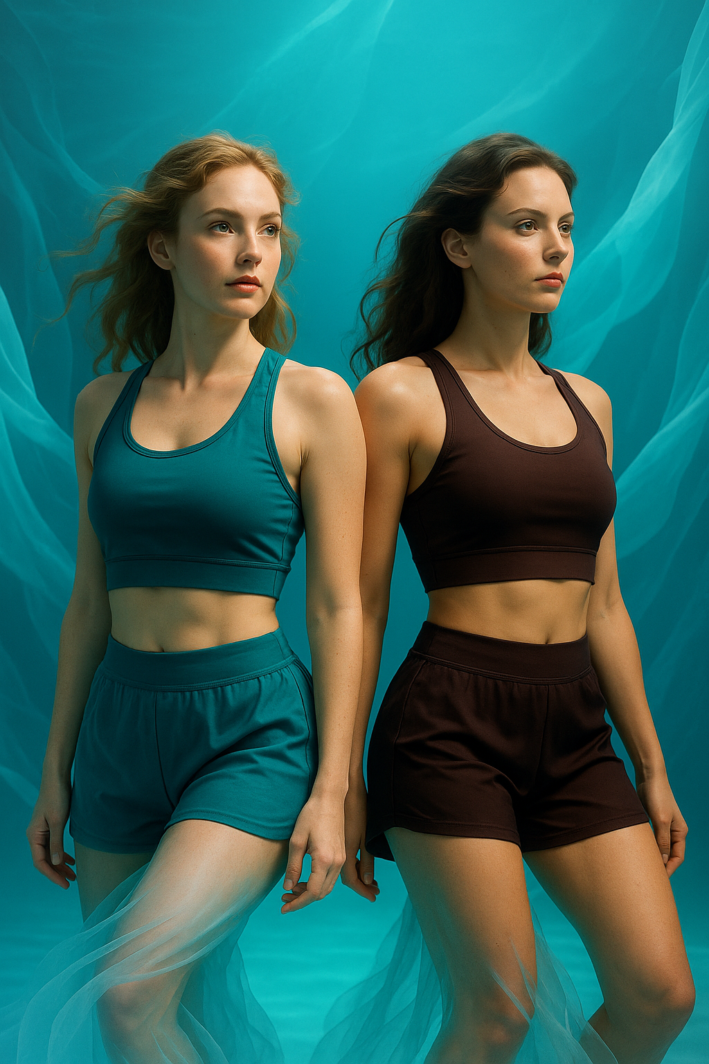 Pack of 2 Women’s Sports Bras – Premium Stretchable Activewear for Fitness